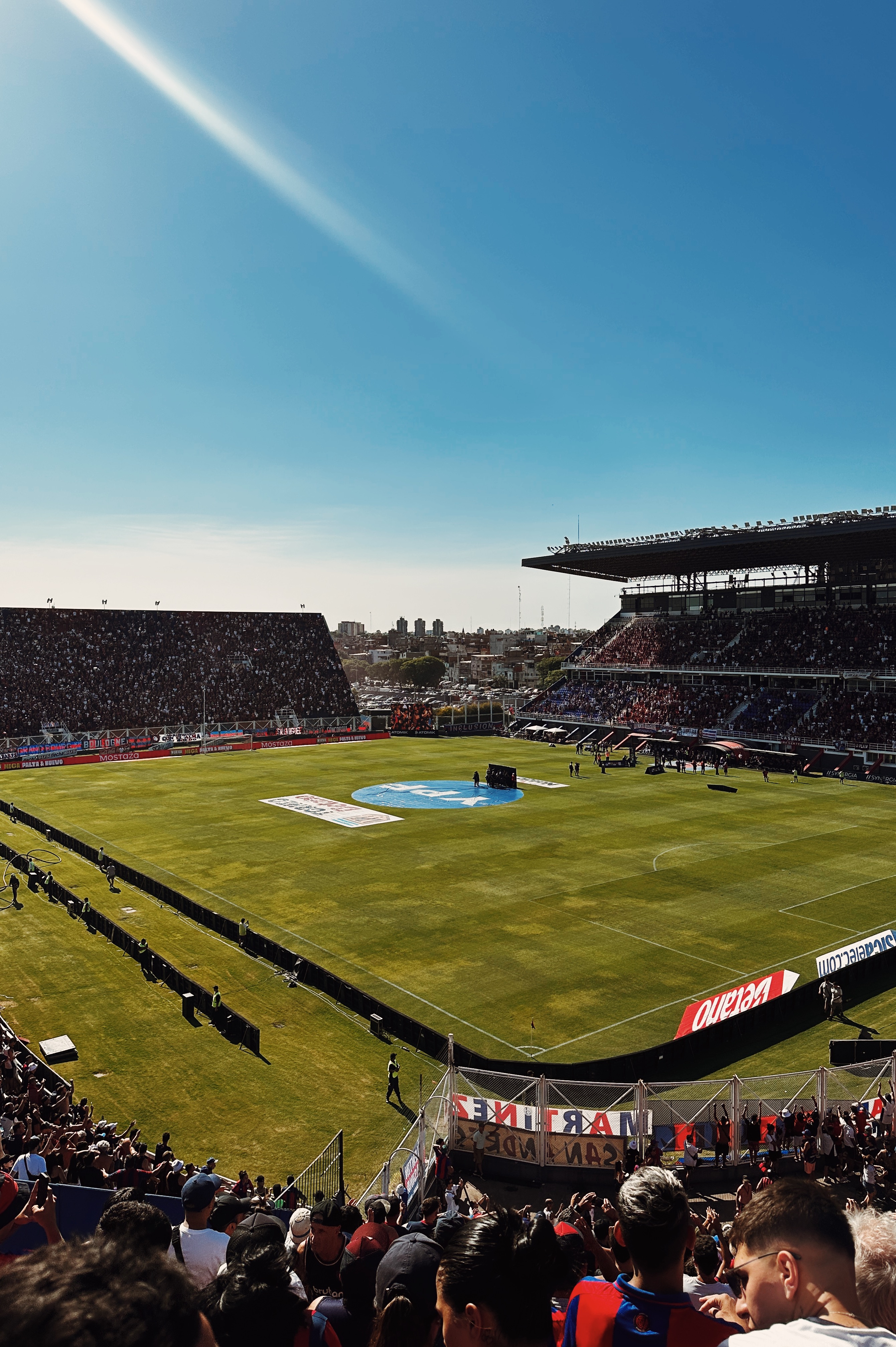 Photo of a soccer game